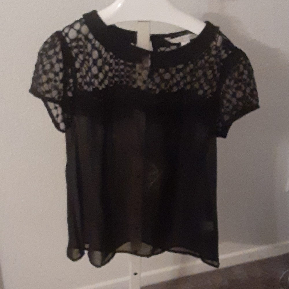 Lauren Conrad see through blouse xs